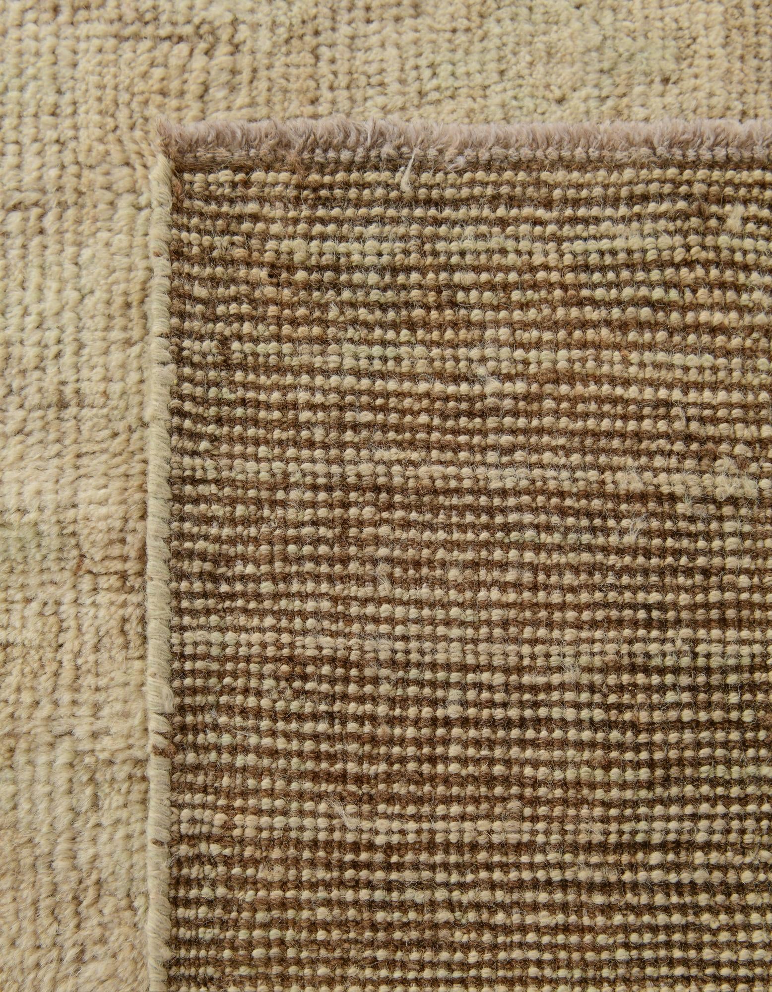3' 11 x 5' 10 Hand Knotted Oushak Wool Rug