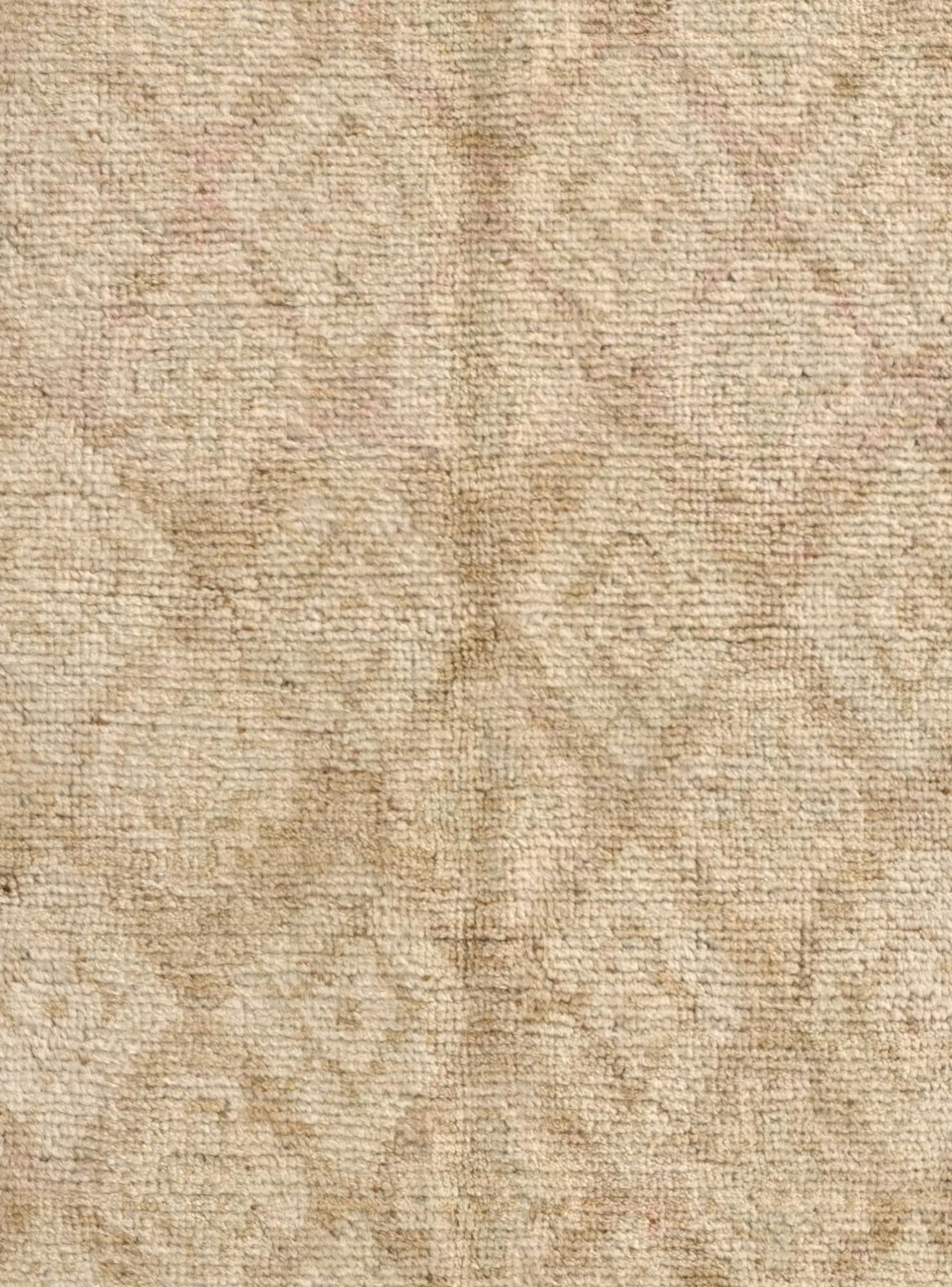 3' 11 x 5' 10 Hand Knotted Oushak Wool Rug