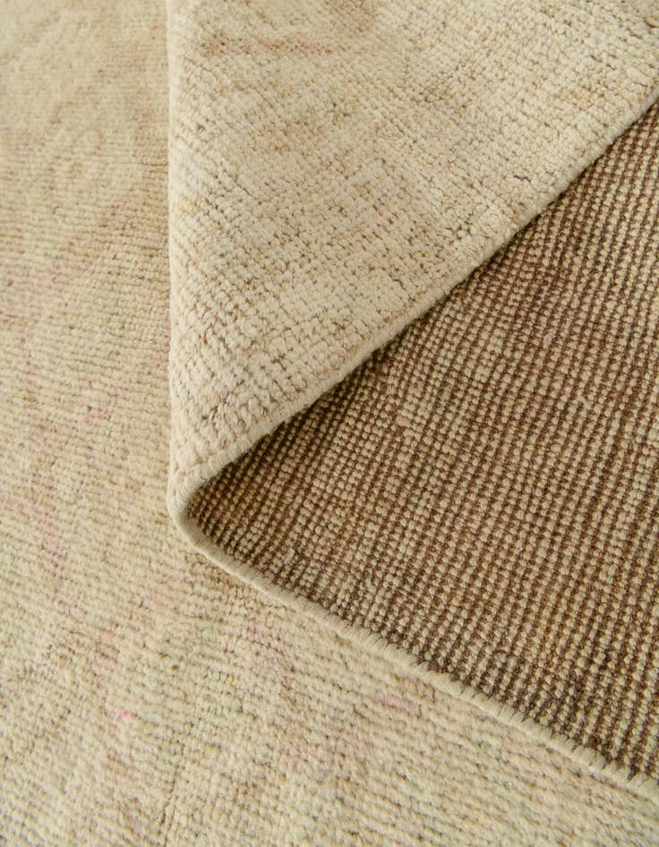 Detail image of 3' 11 x 5' 10 Hand Knotted Oushak Wool Rug