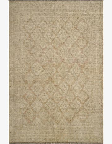 3' 11 x 5' 10 Hand Knotted Oushak Wool Rug