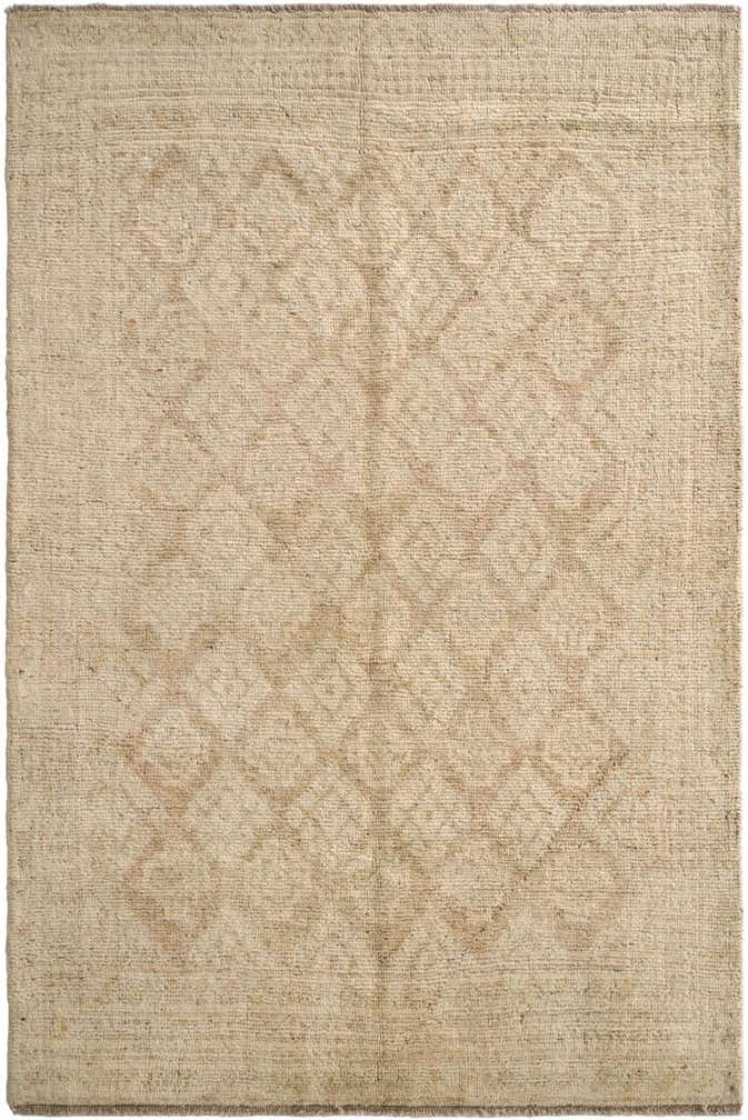 3' 11 x 5' 10 Hand Knotted Oushak Wool Rug