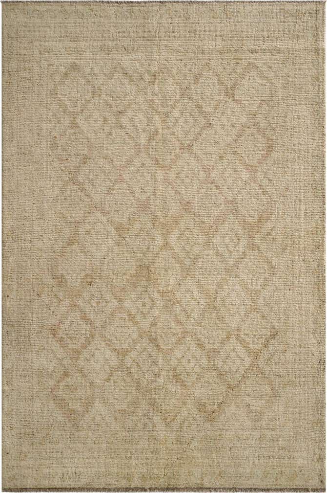 3' 11 x 5' 10 Hand Knotted Oushak Wool Rug