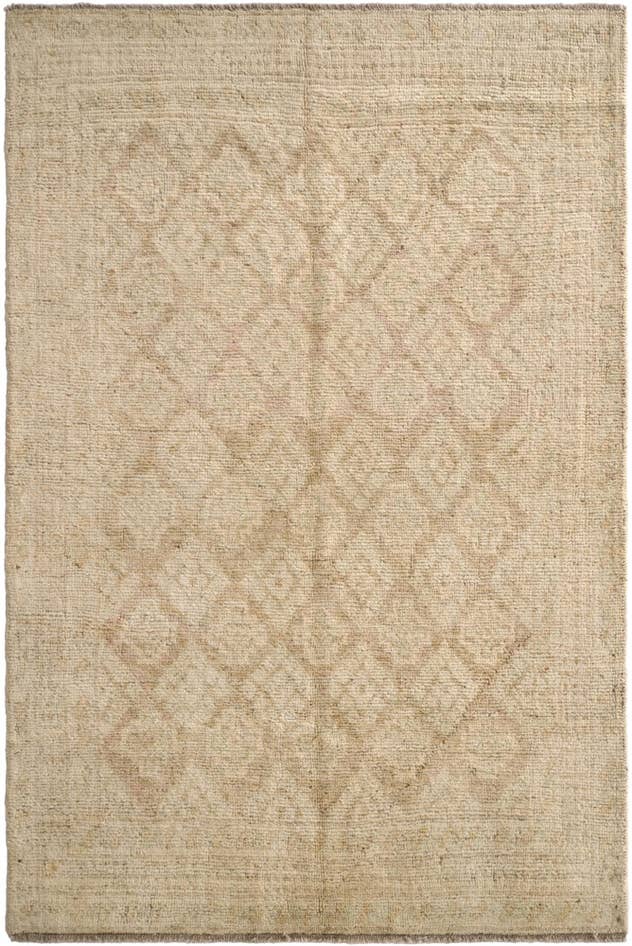 Detail image of 3' 11 x 5' 10 Hand Knotted Oushak Wool Rug