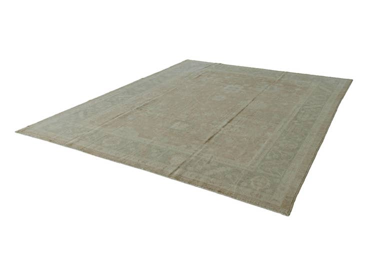 Detail image of 9' x 11' 8 Hand Knotted Oushak Wool Rug