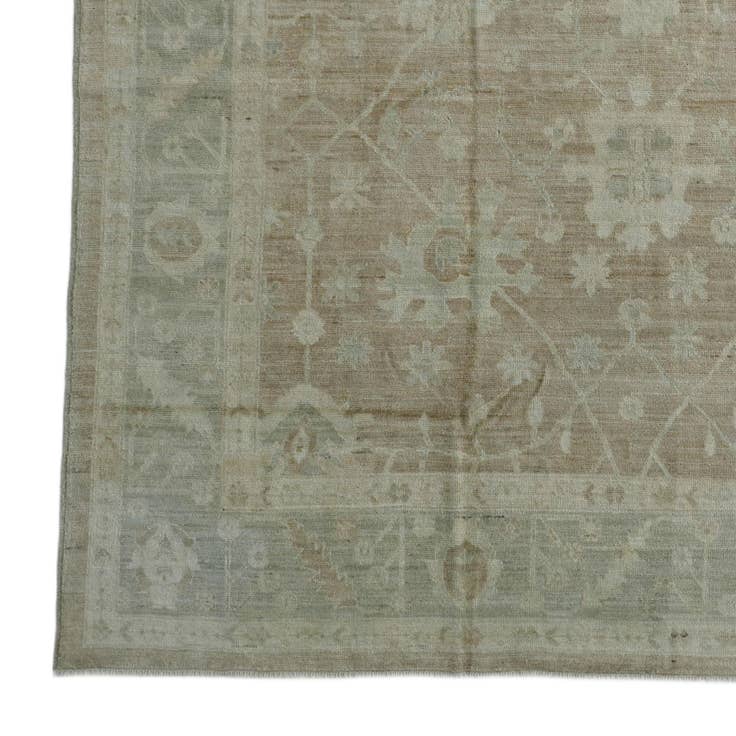 Detail image of 9' x 11' 8 Hand Knotted Oushak Wool Rug