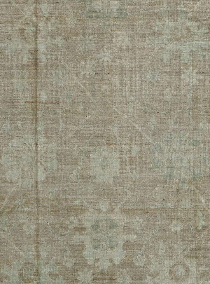 9' x 11' 8 Hand Knotted Oushak Wool Rug