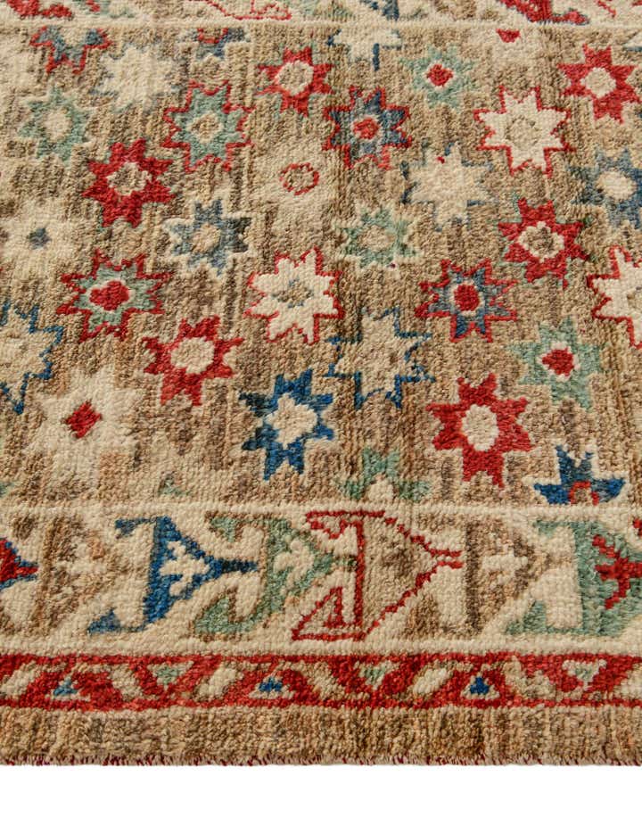 3' 4 x 5' Hand Knotted Oushak Wool Rug