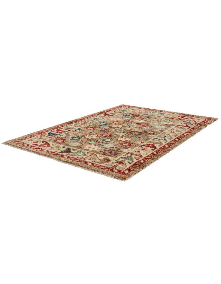 Detail image of 3' 4 x 5' Hand Knotted Oushak Wool Rug