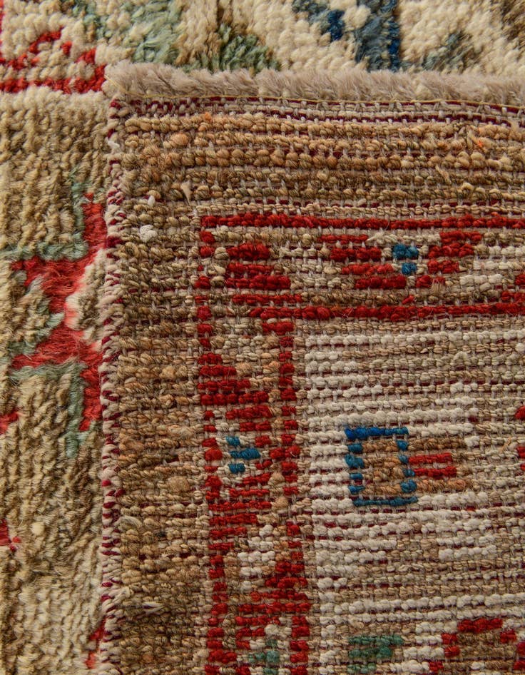 Detail image of 3' 4 x 5' Hand Knotted Oushak Wool Rug