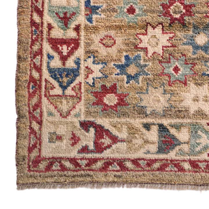 3' 4 x 5' Hand Knotted Oushak Wool Rug