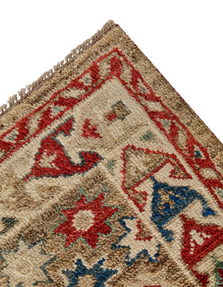 Detail image of 3' 4 x 5' Hand Knotted Oushak Wool Rug