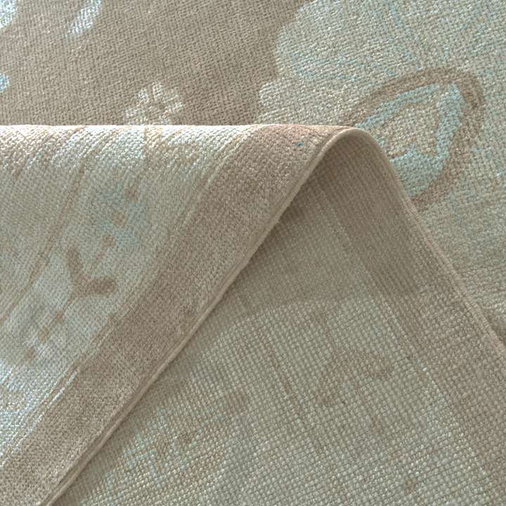 9' 11 x 13' 10 Hand Knotted Oushak Wool Rug