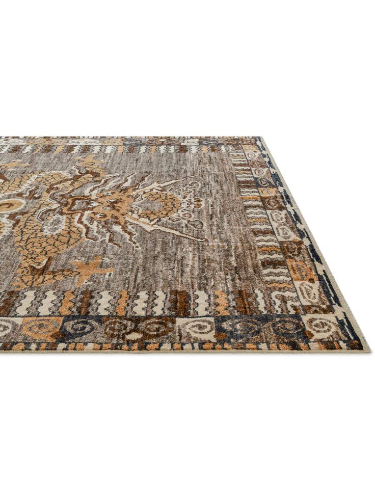 Detail image of 8' 7 x 10' 2  Hand Knotted Oushak Wool Rug