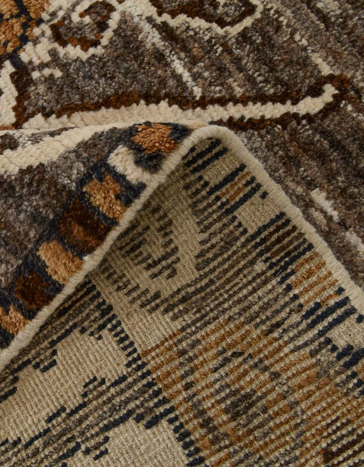 Detail image of 8' 7 x 10' 2 Hand Knotted Oushak Wool Rug