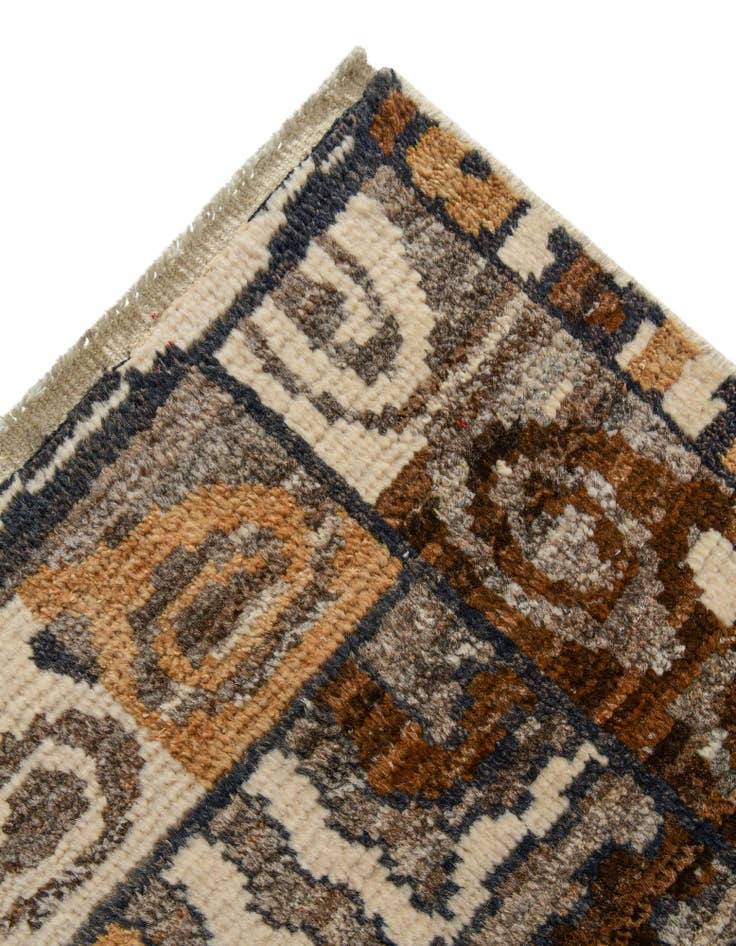 Detail image of 8' 7 x 10' 2  Hand Knotted Oushak Wool Rug