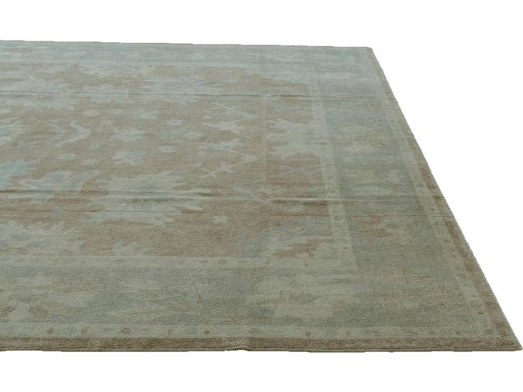 Detail image of 10' 2 x 13' 9 Hand Knotted Oushak Wool Rug