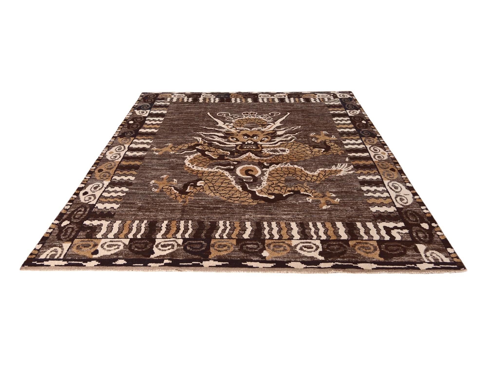 9' 3 x 12' 9 Hand Knotted Oushak Wool Rug