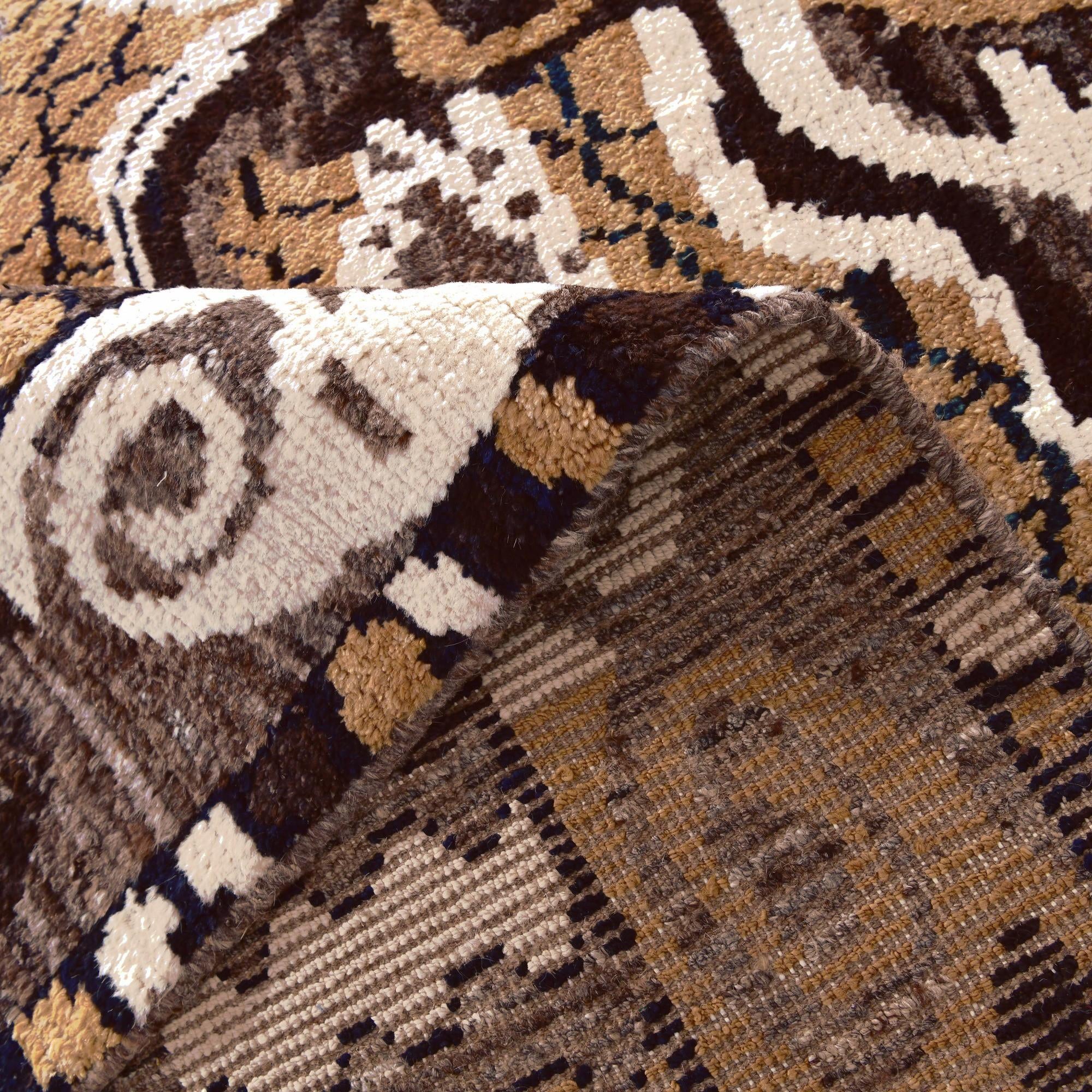 9' 3 x 12' 9 Hand Knotted Oushak Wool Rug