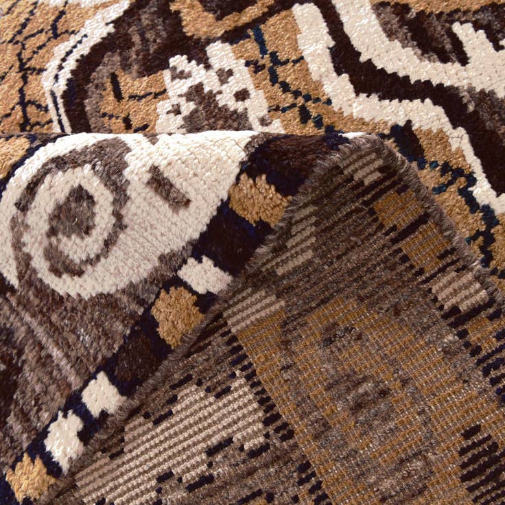 Detail image of 9' 3 x 12' 9 Hand Knotted Oushak Wool Rug