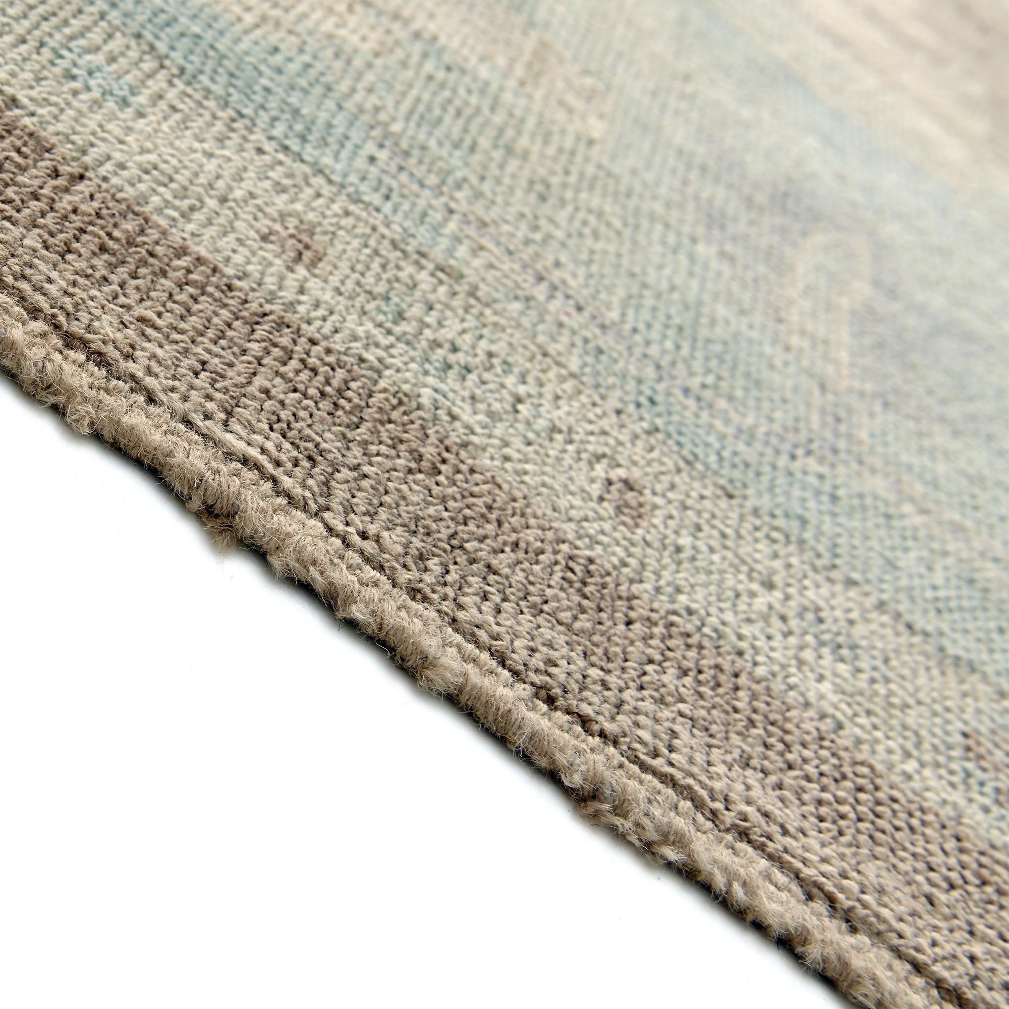 275cm x 360cm Hand Knotted Oushak Wool Rug