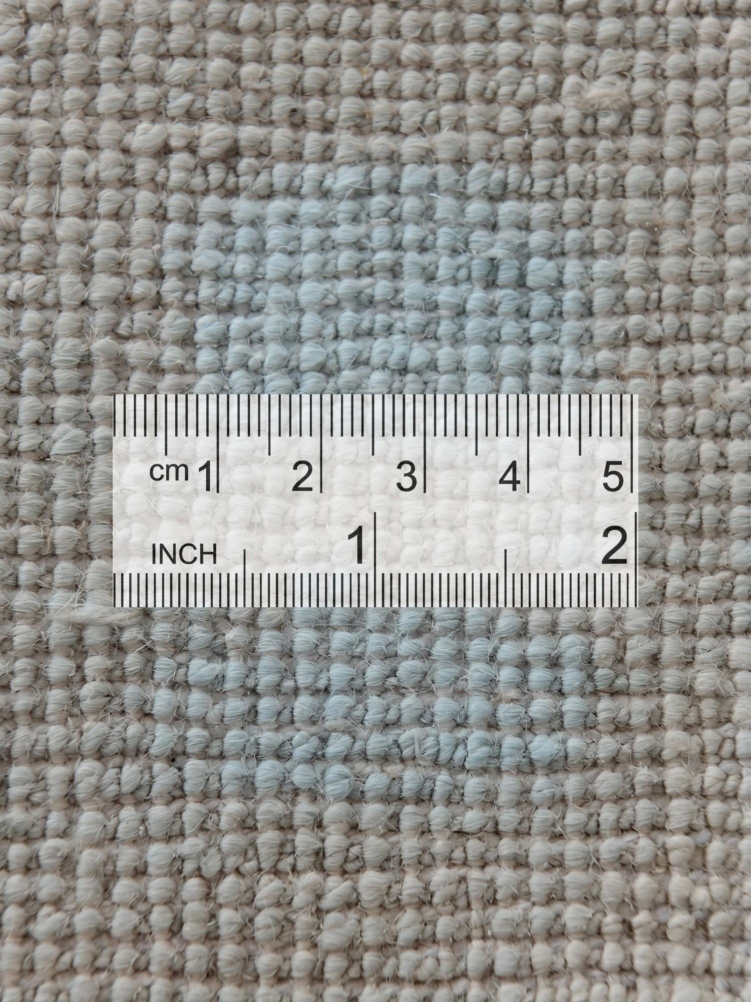 9' 1 x 11' 9 Hand Knotted Oushak Wool Rug