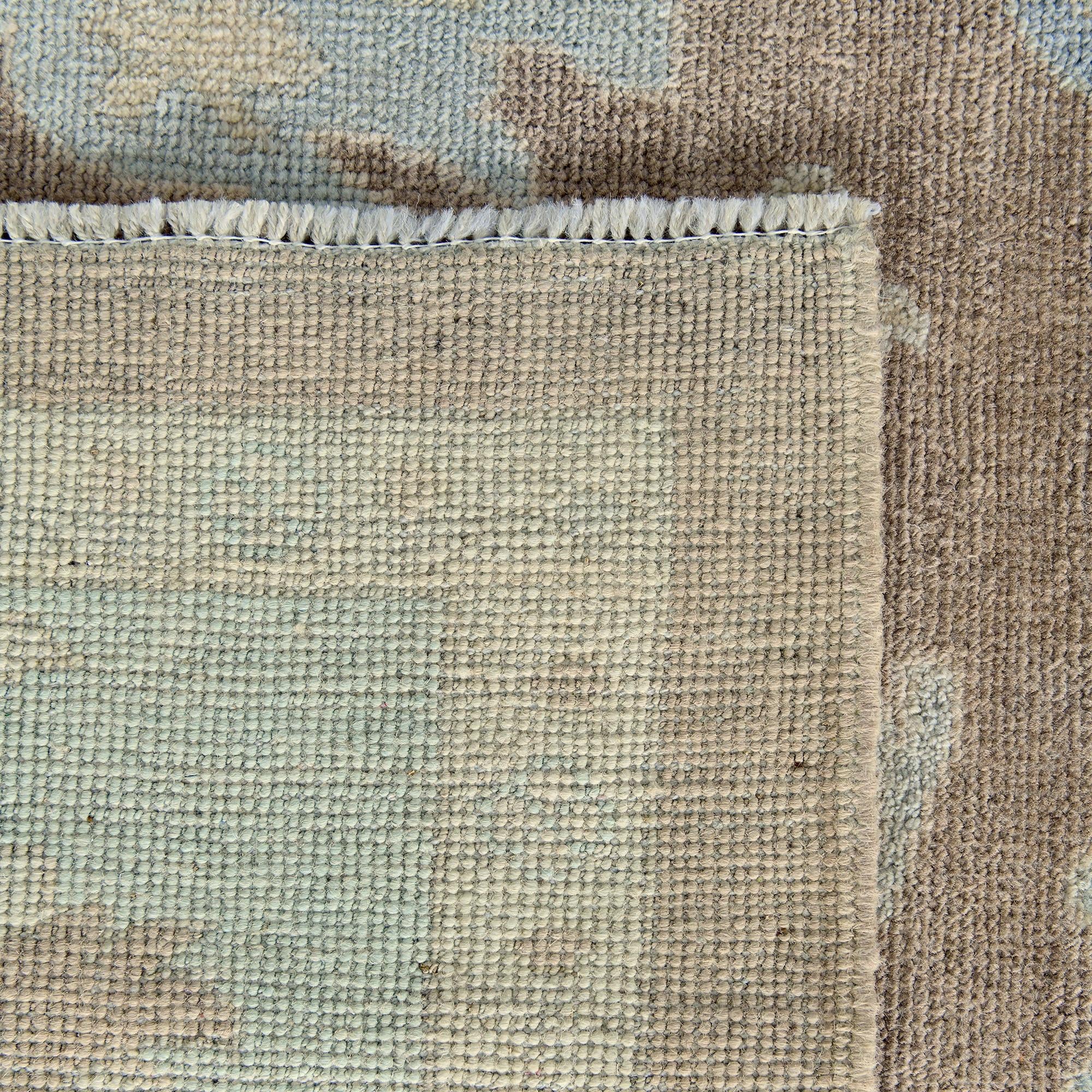 275cm x 360cm Hand Knotted Oushak Wool Rug