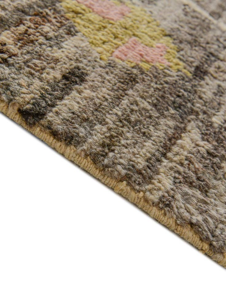 Detail image of 10' 2 x 14' 2  Hand Knotted Oushak Wool Rug