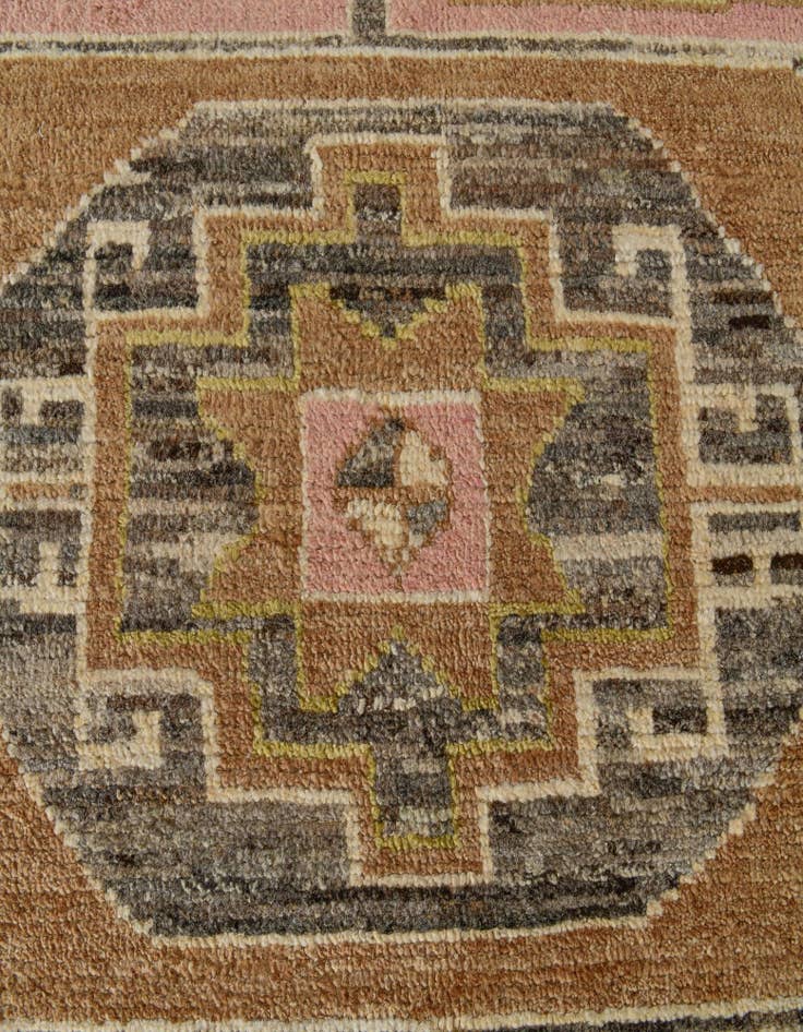 Detail image of 10' 2 x 14' 2  Hand Knotted Oushak Wool Rug
