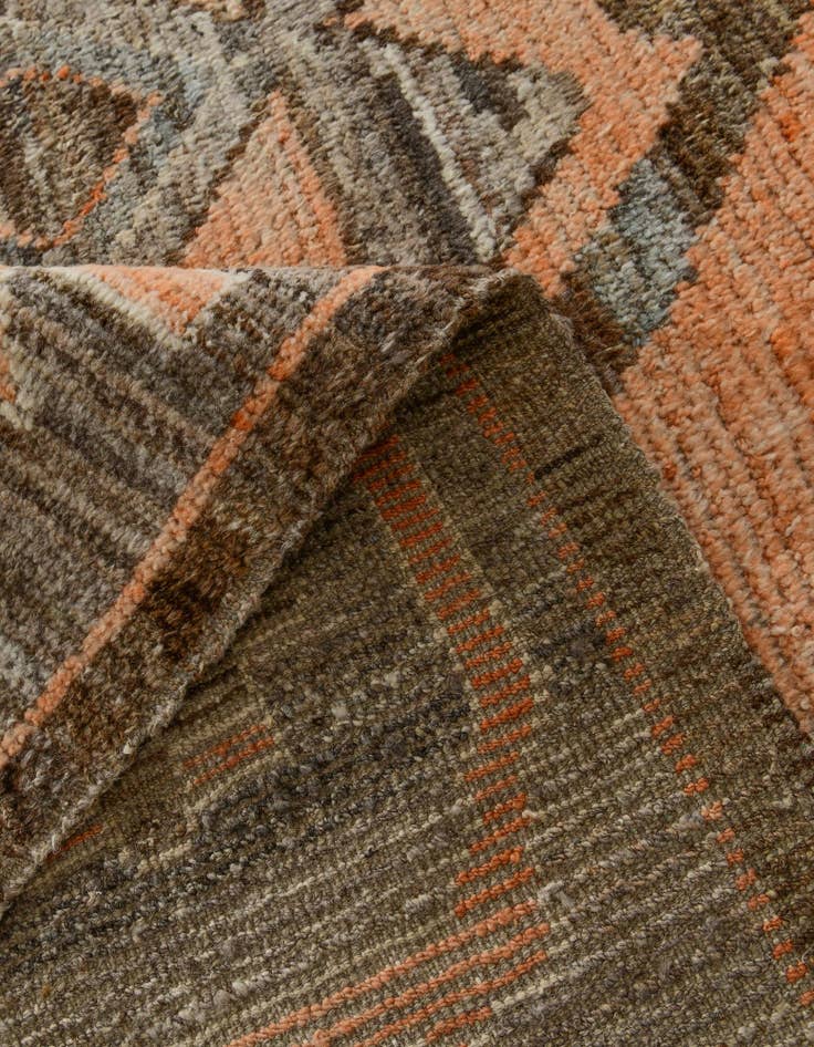 Detail image of 10' x 13' 9 Hand Knotted Oushak Wool Rug