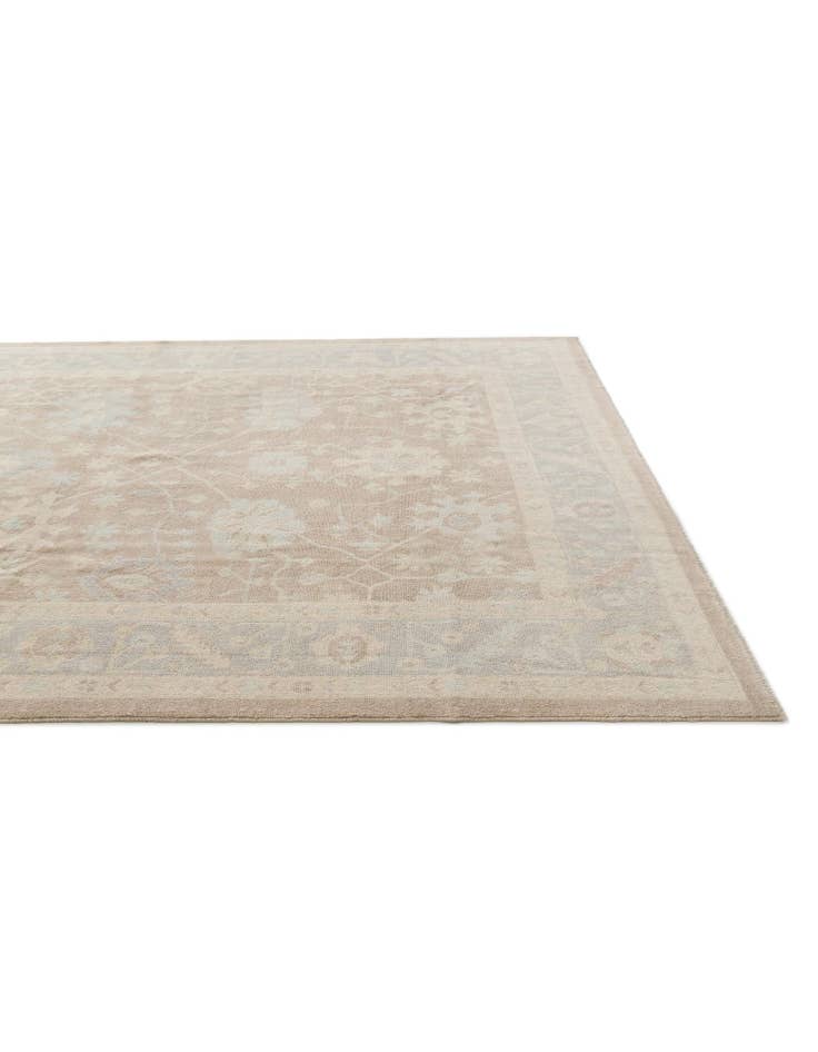 Detail image of 8' 3 x 9' 9 Hand Knotted Oushak Wool Rug