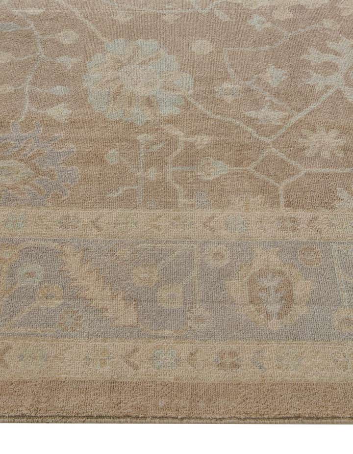 8' 3 x 9' 9 Hand Knotted Oushak Wool Rug