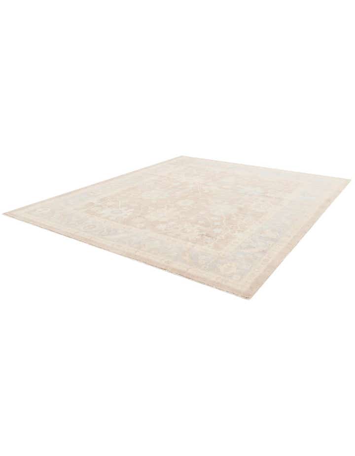 8' 3 x 9' 9 Hand Knotted Oushak Wool Rug