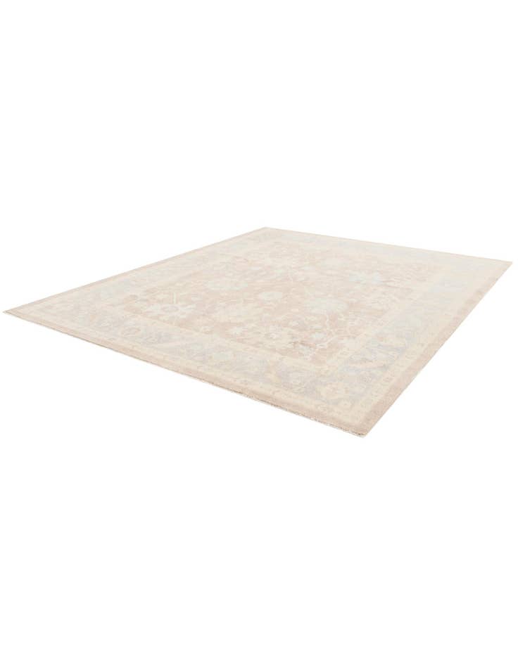 Detail image of 8' 3 x 9' 9 Hand Knotted Oushak Wool Rug