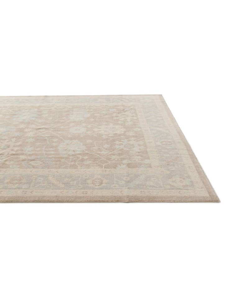 Detail image of 8' 3 x 9' 9 Hand Knotted Oushak Wool Rug