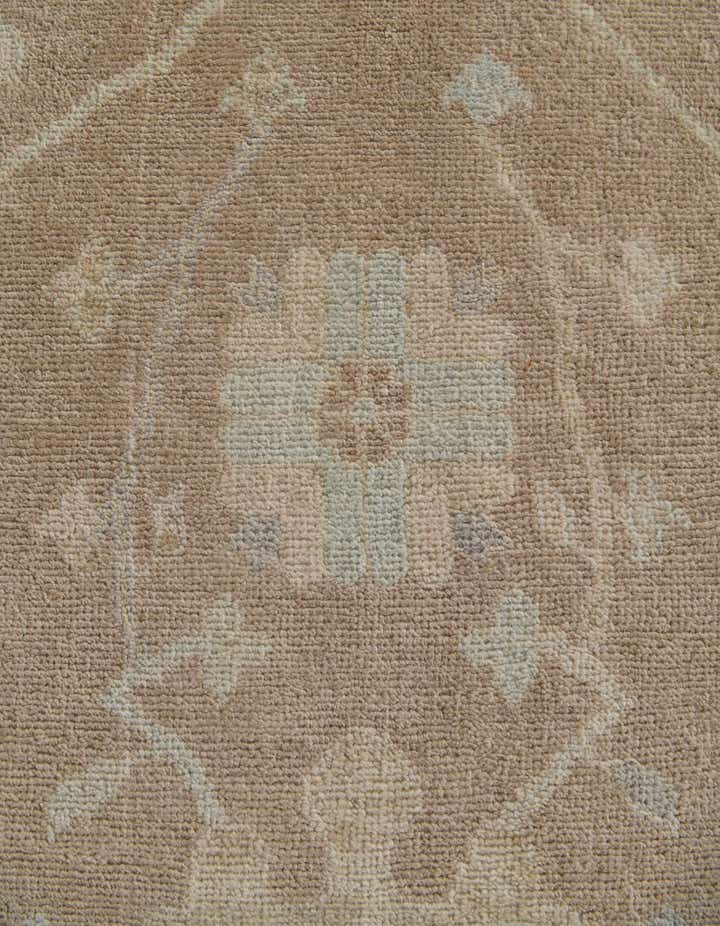 8' 3 x 9' 9 Hand Knotted Oushak Wool Rug