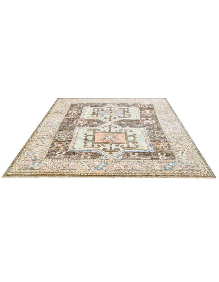 Detail image of 8' 8 x 10' 5 Hand Knotted Oushak Wool Rug