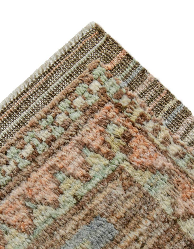 Detail image of 8' 8 x 10' 5  Hand Knotted Oushak Wool Rug