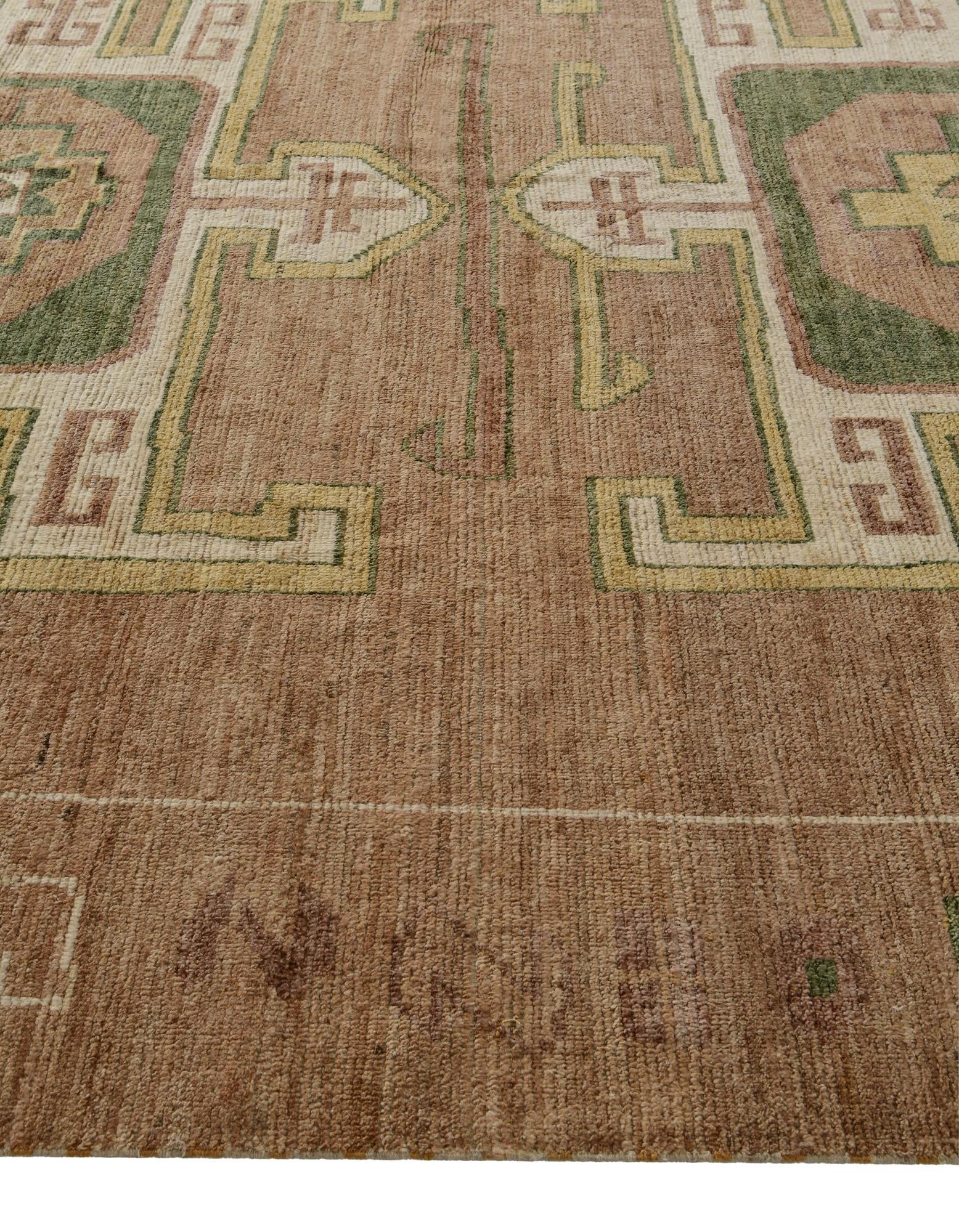 12' x 15' 11 Hand Knotted Oushak Wool Rug