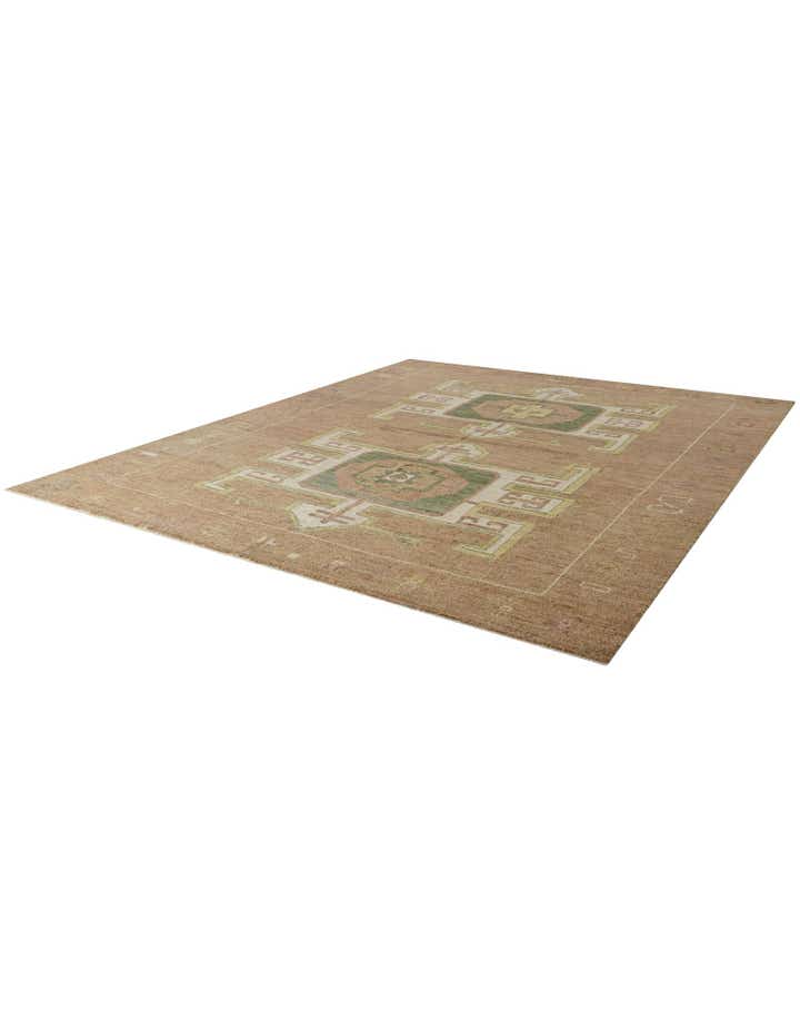 12' x 15' 11 Hand Knotted Oushak Wool Rug