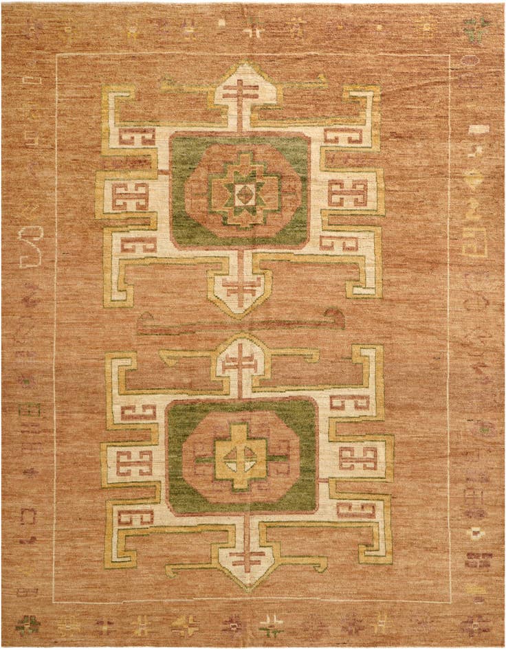 Detail image of 12' x 15' 11 Hand Knotted Oushak Wool Rug