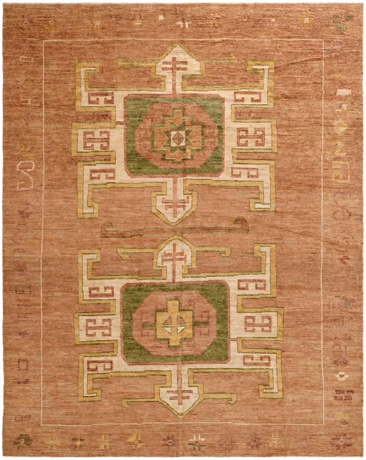12' x 15' 11 Hand Knotted Oushak Wool Rug