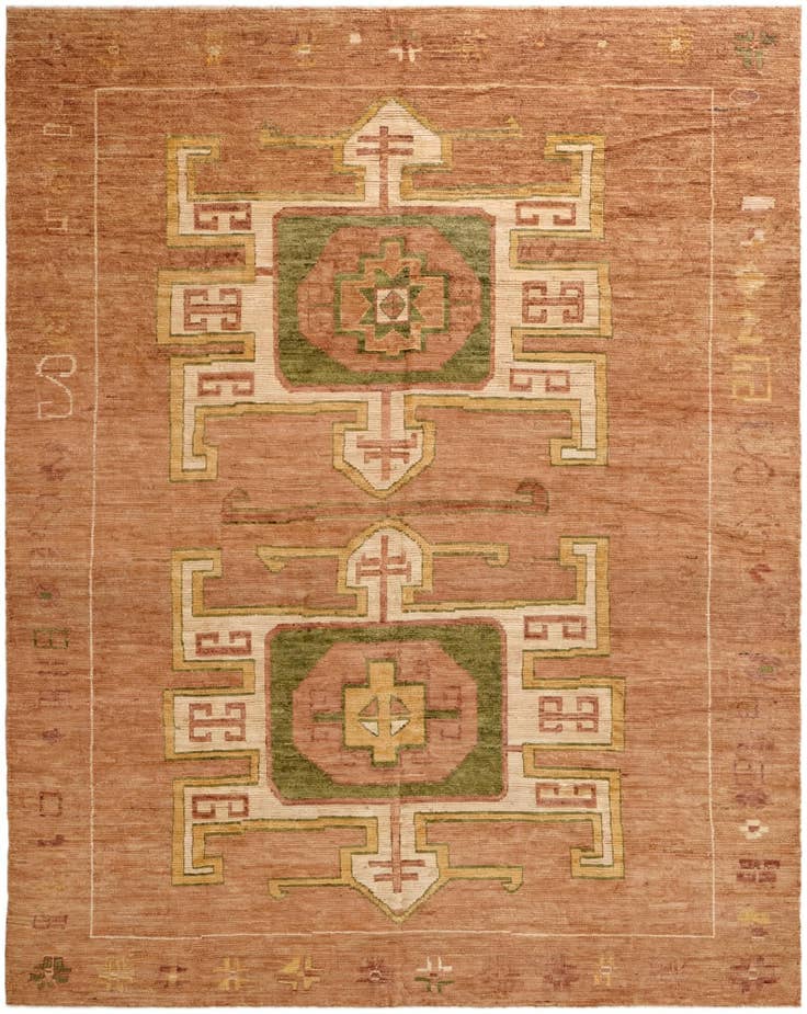 Detail image of 12' x 15' 11 Hand Knotted Oushak Wool Rug