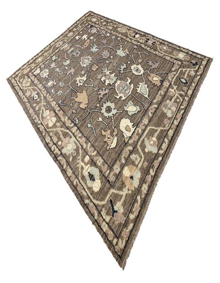 Detail image of 9' x 12' 2  Hand Knotted Oushak Wool Rug