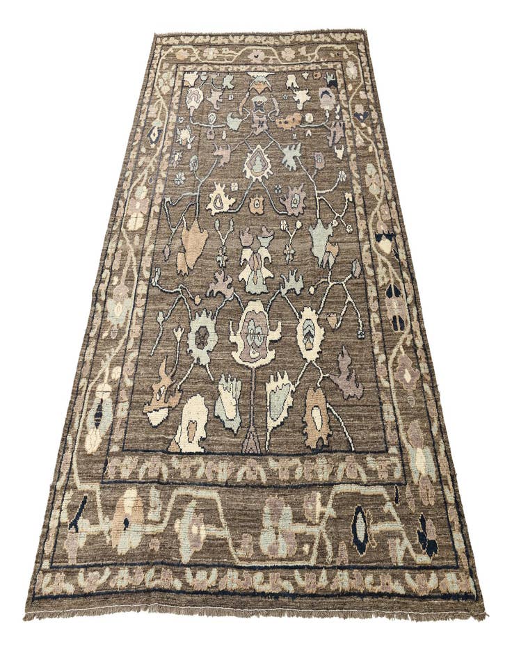 Detail image of 9' x 12' 2  Hand Knotted Oushak Wool Rug