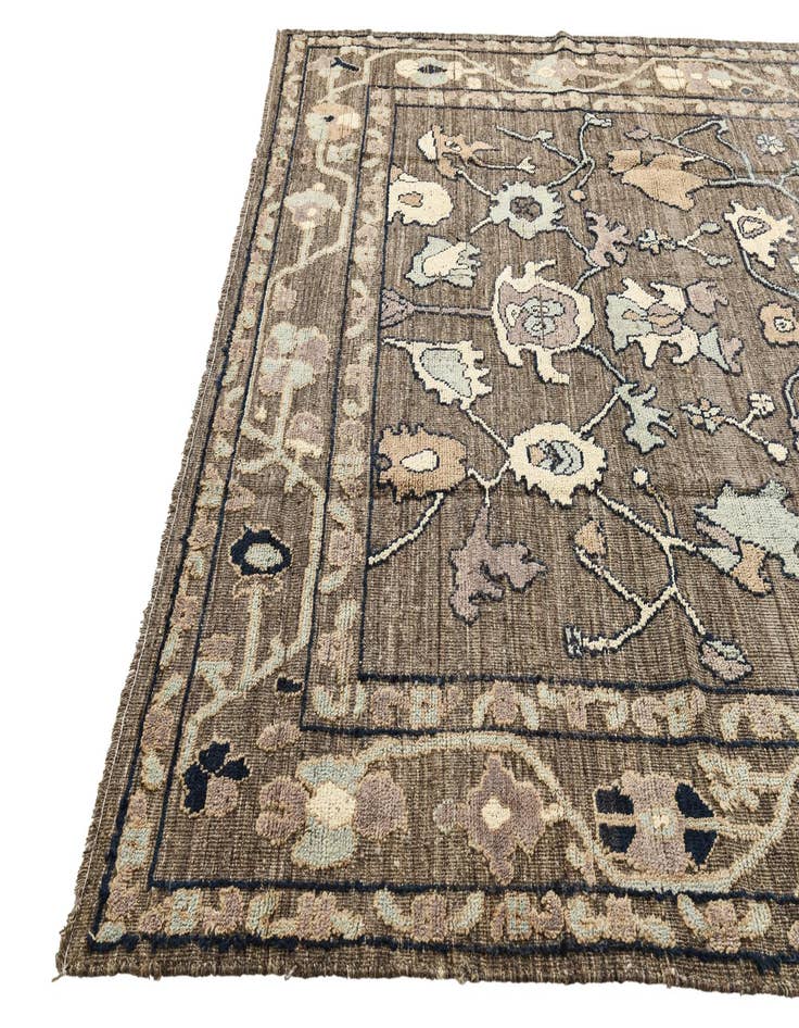 Detail image of 9' x 12' 2  Hand Knotted Oushak Wool Rug