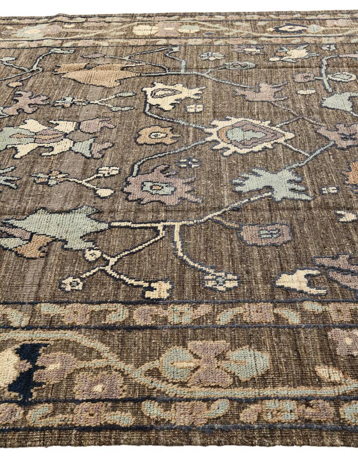 Detail image of 9' x 12' 2  Hand Knotted Oushak Wool Rug
