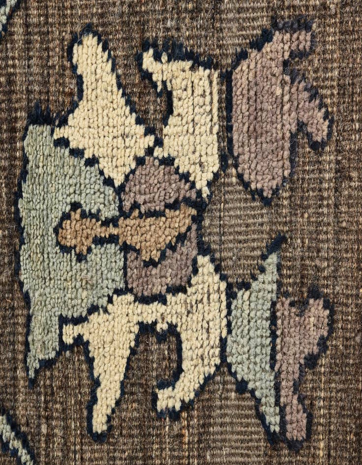 Detail image of 9' x 12' 2  Hand Knotted Oushak Wool Rug