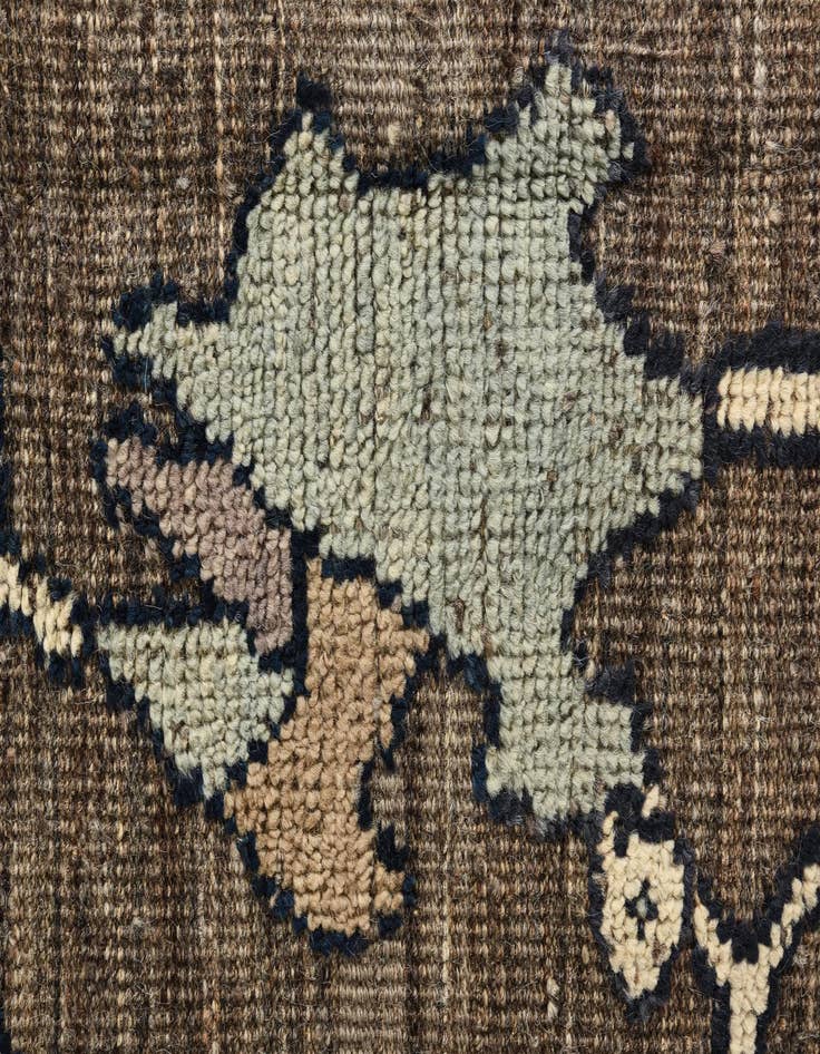 Detail image of 9' x 12' 2  Hand Knotted Oushak Wool Rug