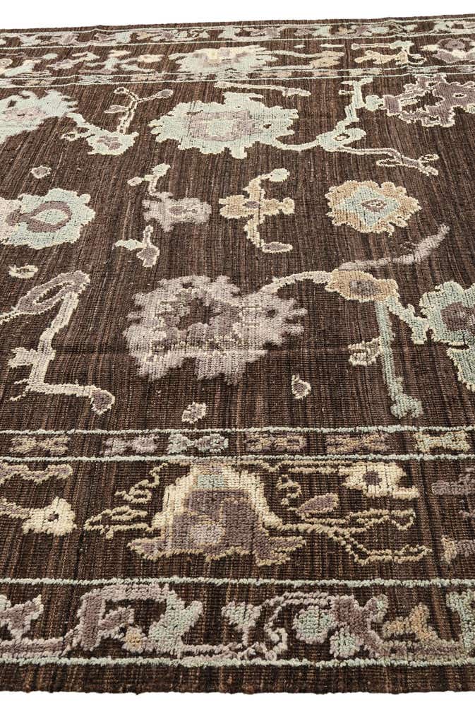 9' 2 x 12' Hand Knotted Oushak Wool Rug