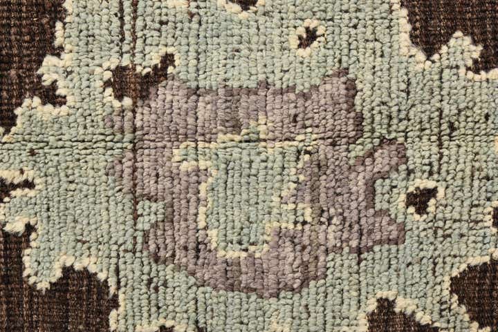 9' 2 x 12' Hand Knotted Oushak Wool Rug